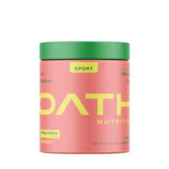 Oath Nutrition frasco frontal Melonade Stand mostrando etiqueta y beneficios