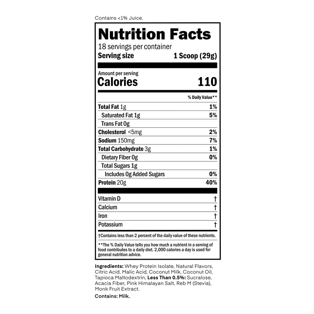 OATH NUTRITION polvo claro de proteína en close-up, textura ligera y fácil disolución