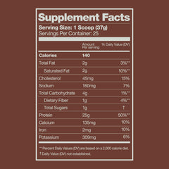 Oath Nutrition textura del polvo en primer plano, mezcla fácil y cremosa