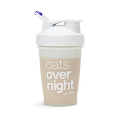 Oats Overnight BlenderBottle vista frontal mostrando capacidad y diseño práctico