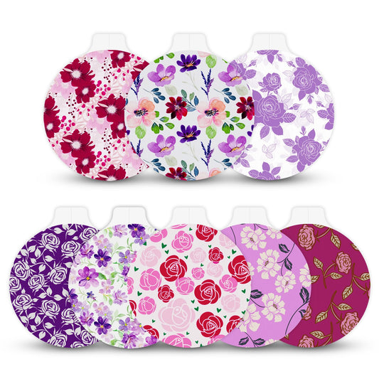 OBUZOO caja frontal mostrando 40 fundas, protección y diseño floral