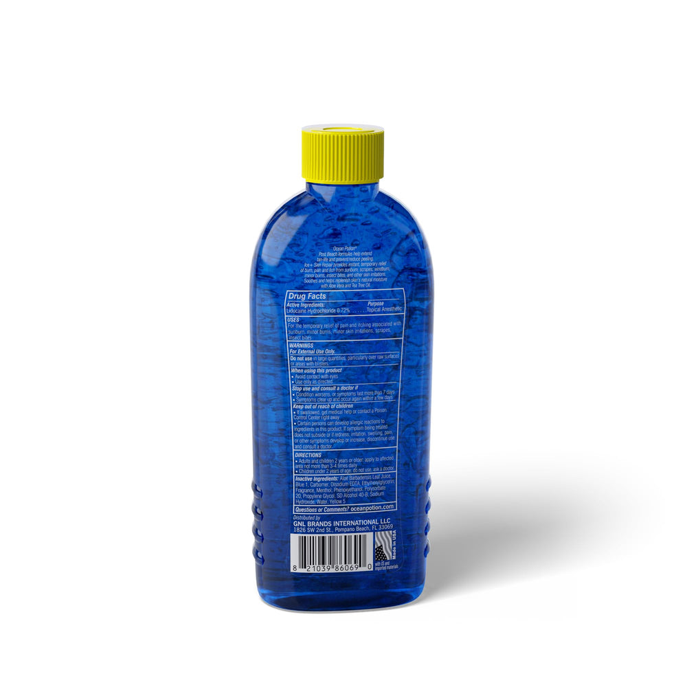 Ocean Potion textura del gel con brillo refrescante y efecto calmante