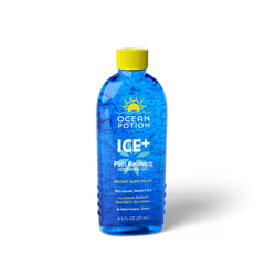 Ocean Potion frente del empaque mostrando 8.5 oz y beneficio alivio rápido