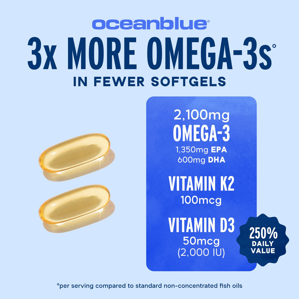 Oceanblue cápsula en mano para comparar tamaño y facilidad de uso