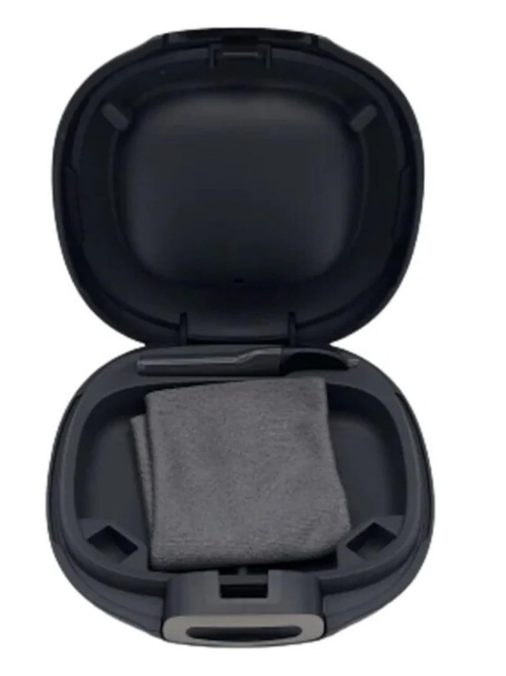 OCID estuche en uso guardando audífonos Oticon para transporte seguro