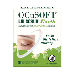 OCuSOFT presentación frontal del paquete, limpieza diaria práctica