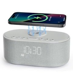 Odokee vista frontal del reloj despertador con diseño minimalista y control fácil