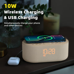 Odokee plataforma de carga inalámbrica 10W con teléfono cargando sin cables