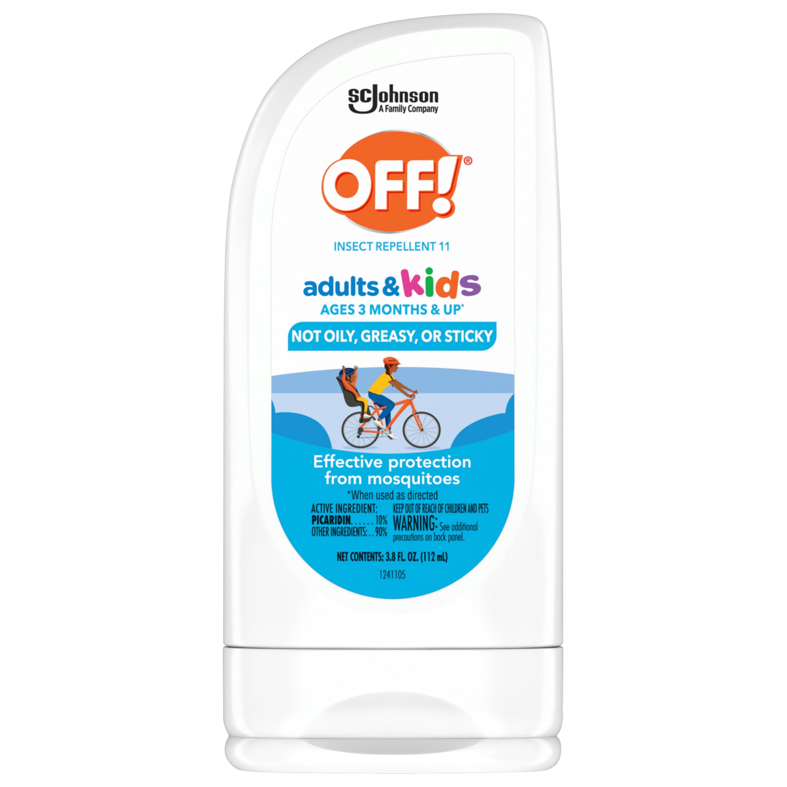 OFF! bote sobre mochila en camping, ideal para actividades exteriores