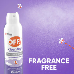 OFF! Clean Feel detalle del atomizador para aplicación fácil y controlada