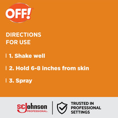 SC Johnson Professional off aplicado en exterior para protección durante actividades