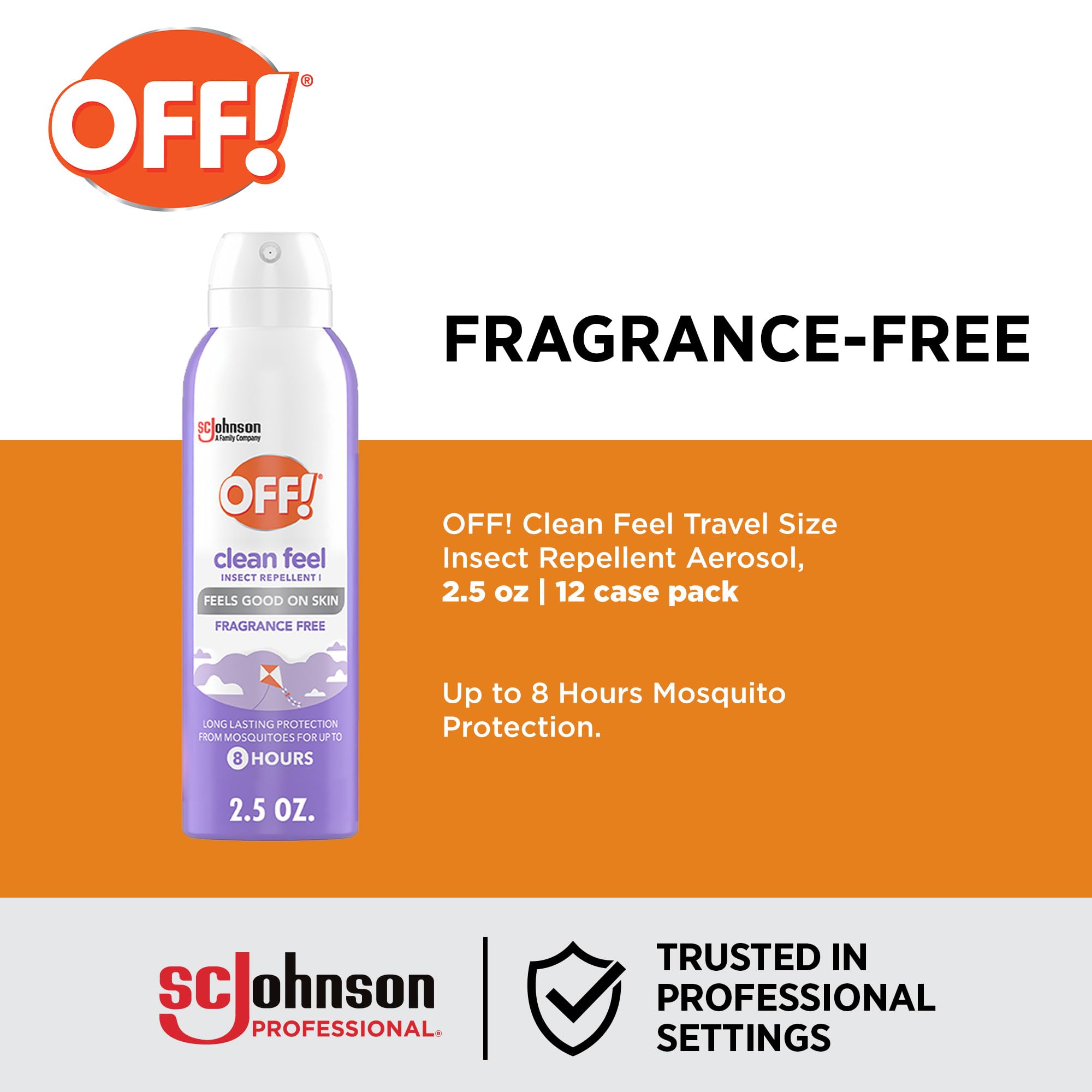 SC Johnson Professional off detalle de la tapa giratoria con bloqueo seguro