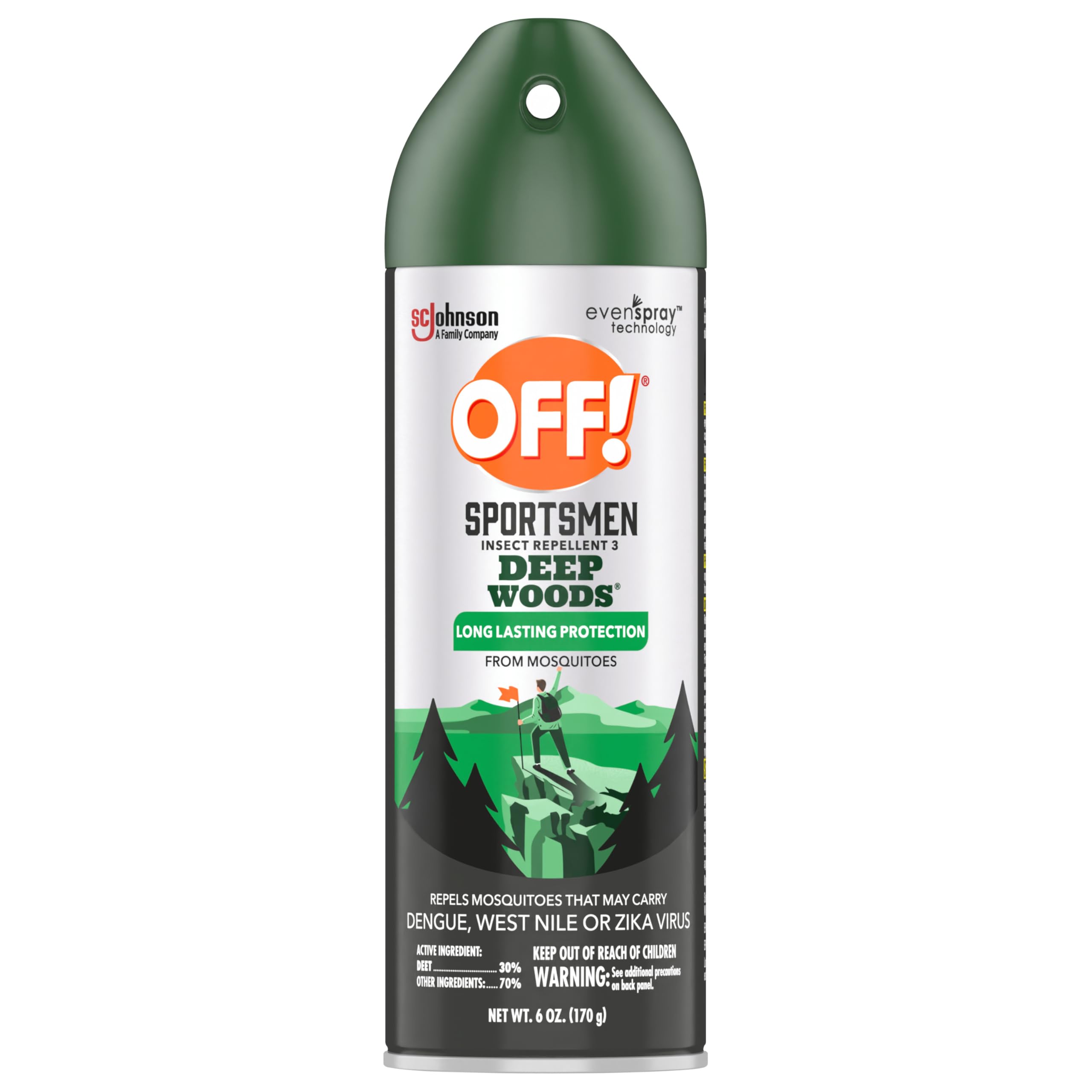 OFF! Deep Woods detalle de la etiqueta con instrucciones claras y beneficios