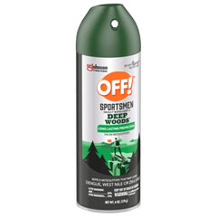 OFF! Deep Woods lata dentro de mochila lista para aventuras al aire libre