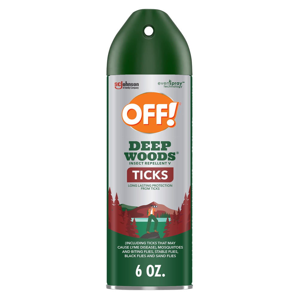 OFF! envase frontal aerosol 25% DEET mostrando marca y tamaño