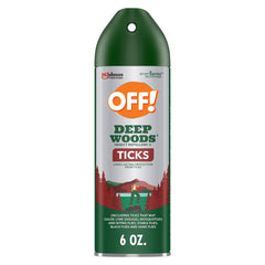 OFF! envase frontal aerosol 25% DEET mostrando marca y tamaño