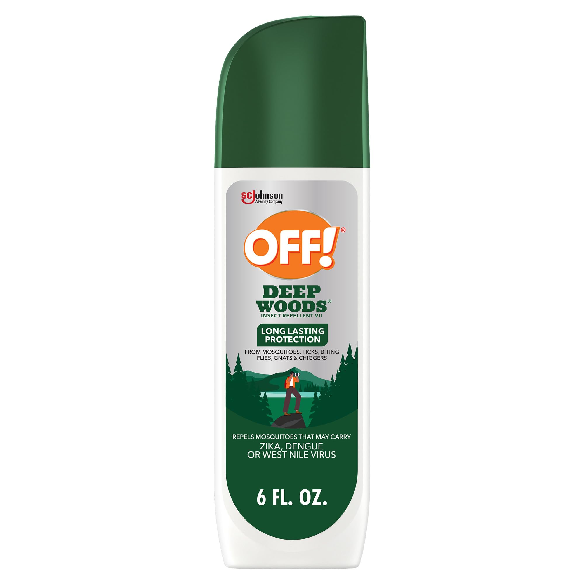 OFF! Deep Woods imagen frontal mostrando el envase y beneficio de protección