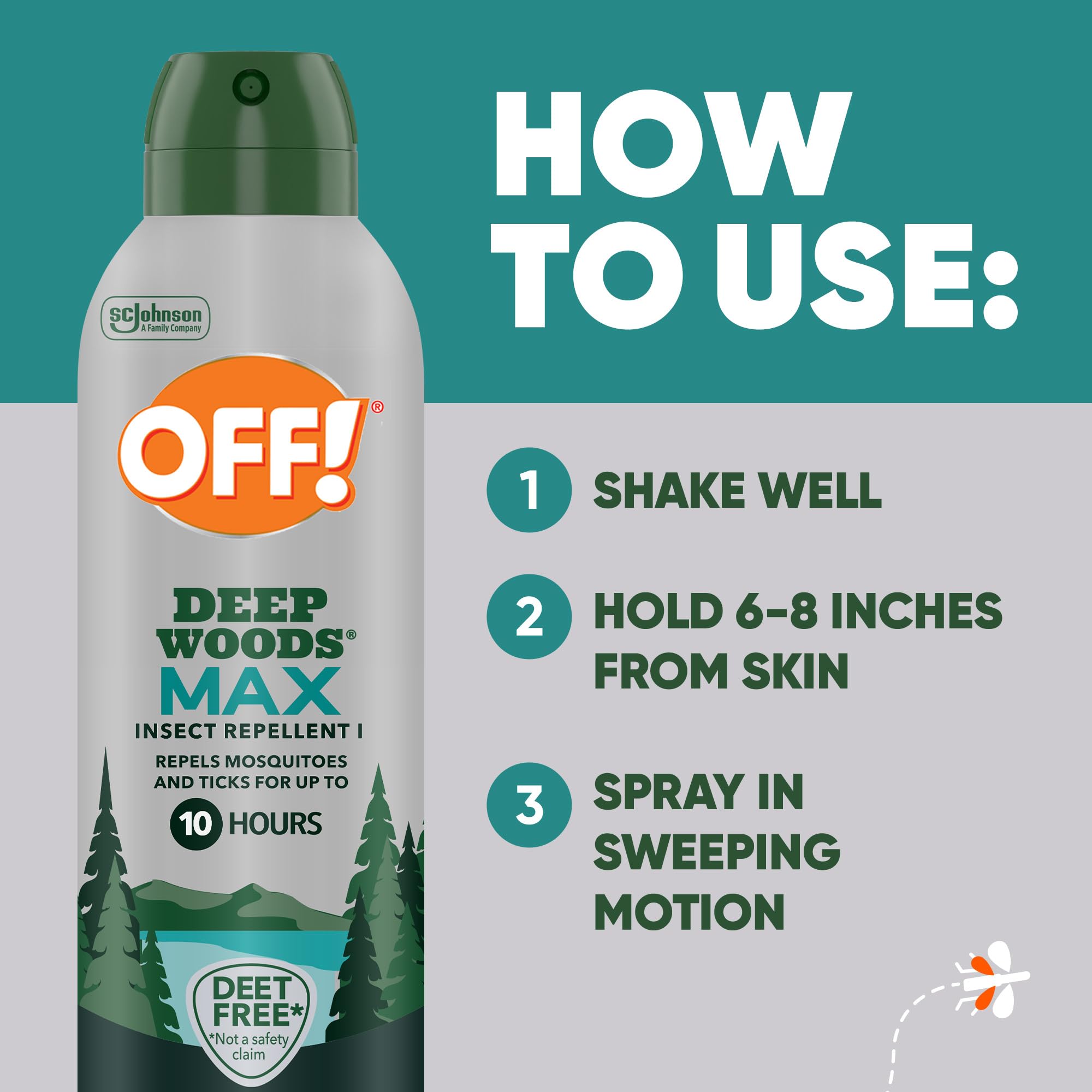OFF! pack de 2 envases listos para excursiones y uso prolongado