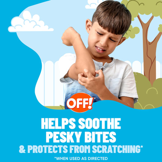 OFF! primer plano de la textura hidrocoloide, confort y absorción