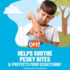OFF! primer plano de la textura hidrocoloide, confort y absorción