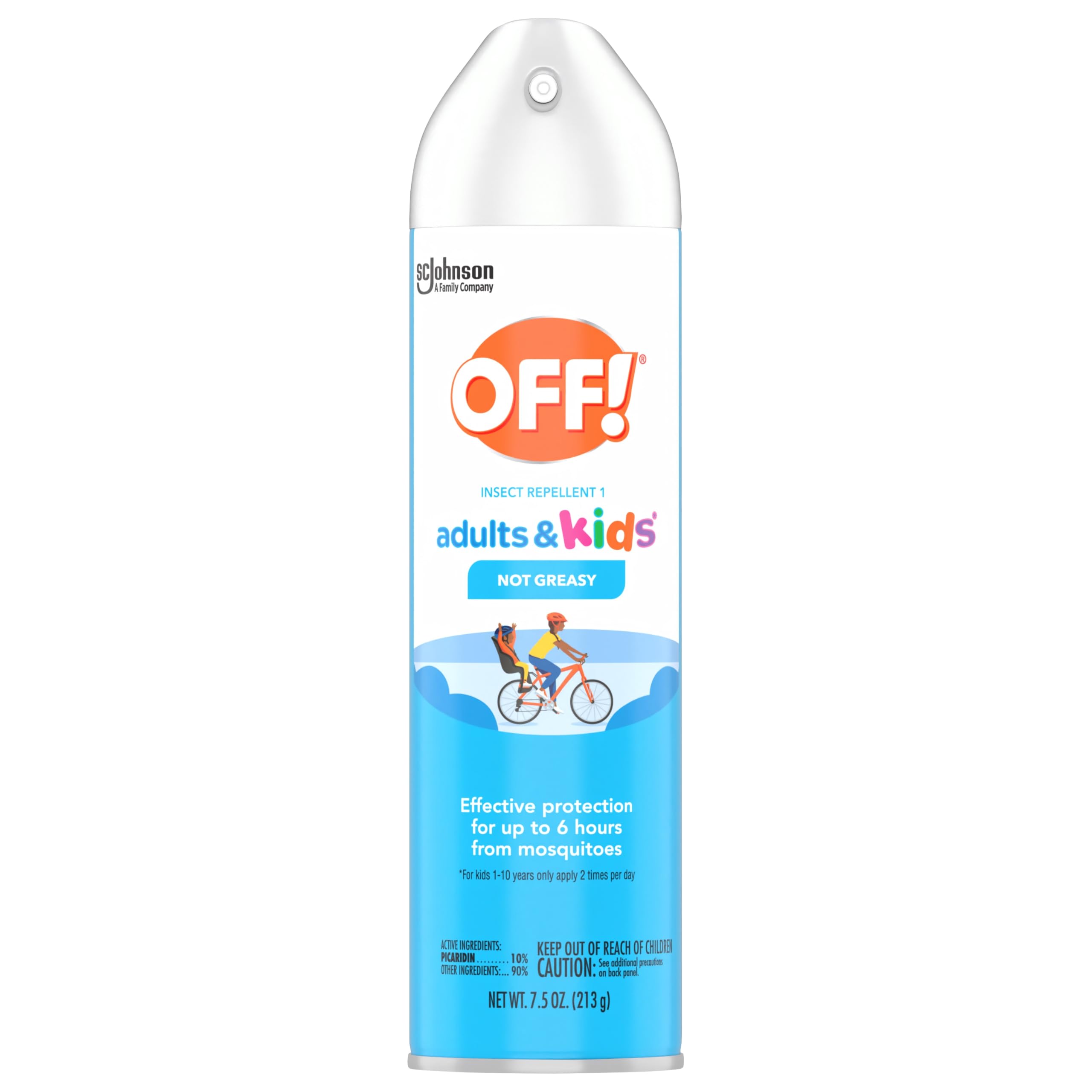 OFF! etiqueta legible con ingredientes y recomendaciones seguras