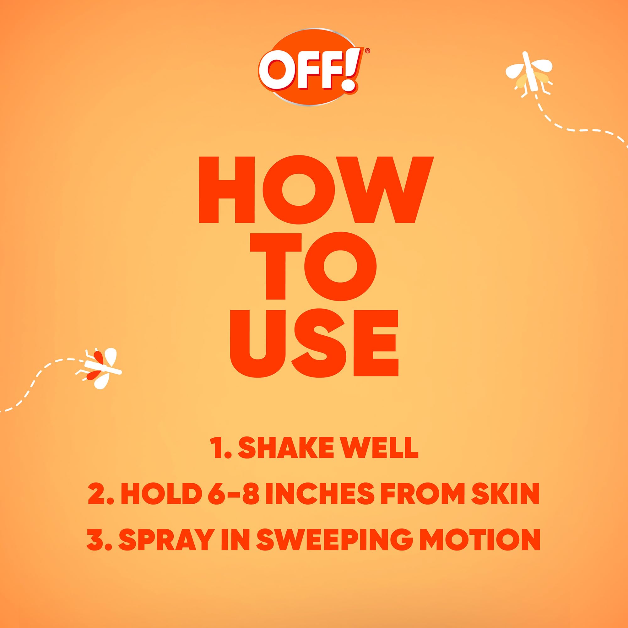 OFF! botella guardada en mochila, ideal para actividades al aire libre