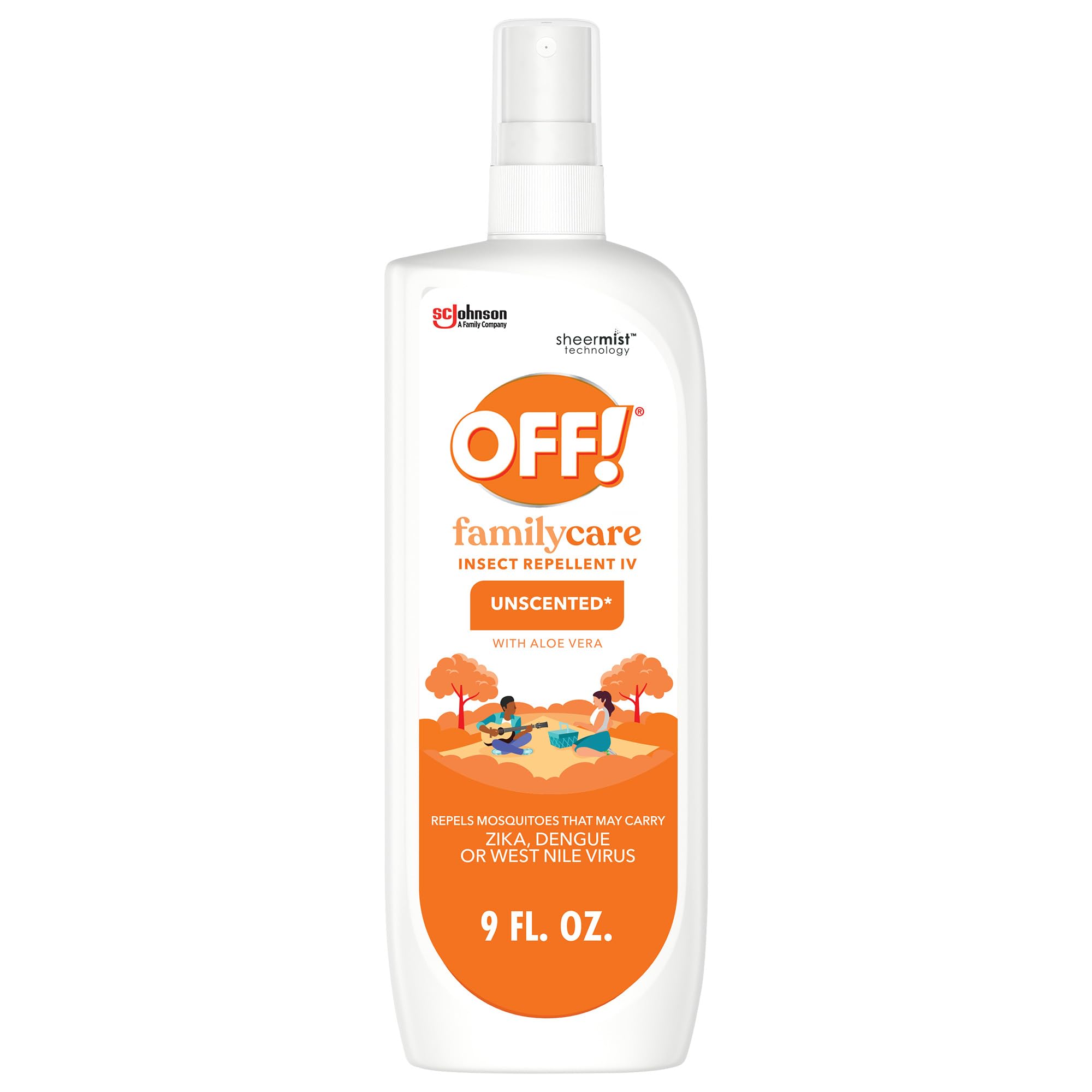OFF! envase frontal 9 oz mostrando etiqueta clara y tamaño