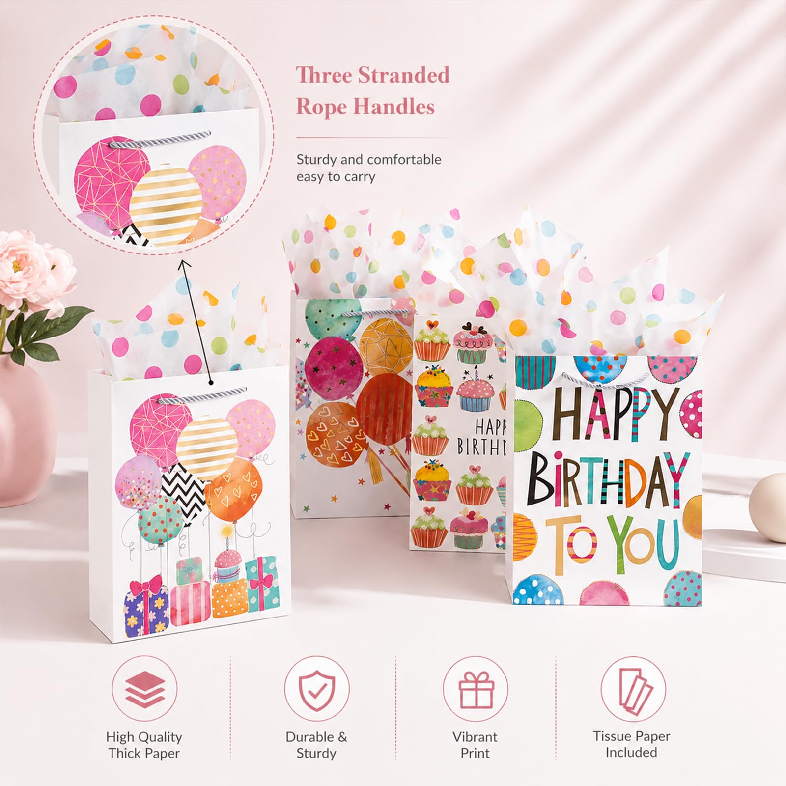 OfficeCastle hojas de papel de seda con corazones dorados para decorar regalos