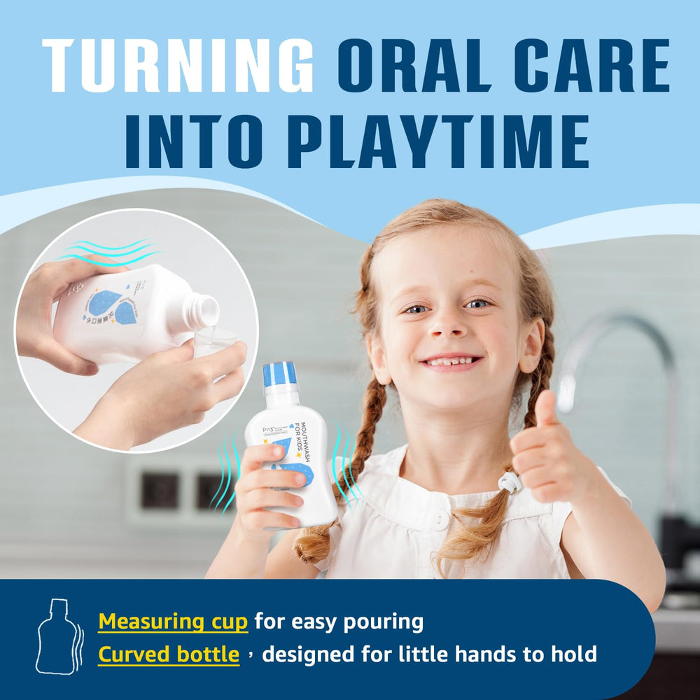 oh care producto colocado en baño infantil que inspira rutina saludable
