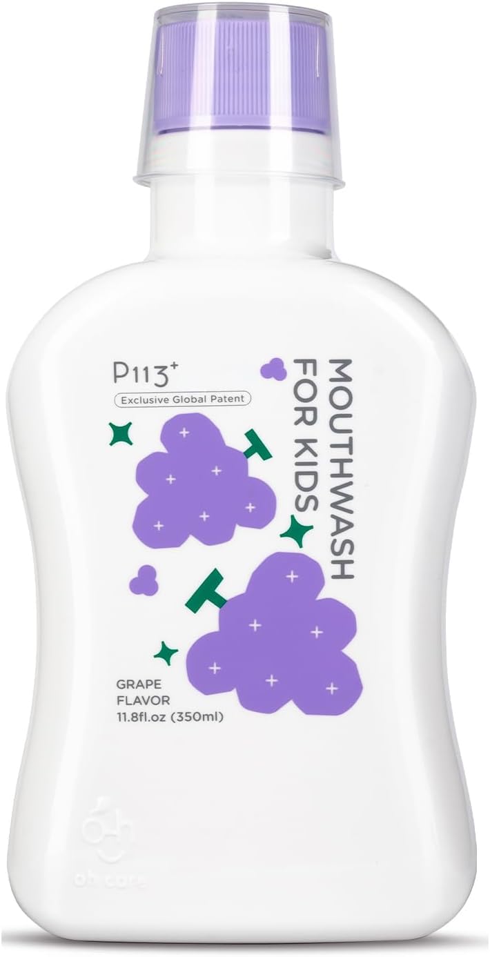 oh care vista frontal del envase mostrando sabor fresa y volumen de 350 ml