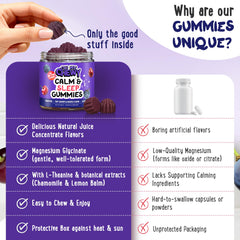 OH MY CHEWY etiqueta con información de magnesio y beneficios claros