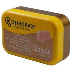 OHROPAX comparación de tamaño con dedo para escala práctica