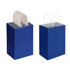 Oikss vista frontal del paquete de 50 bolsas azul real, presentación profesional