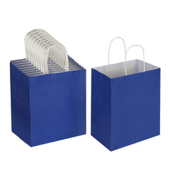 Oikss paquete frontal de 100 bolsas azul royal, presentación profesional
