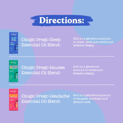 Oilogic comparación de tamaño con mano para referencia de 0.3 oz