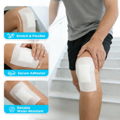 OK TAPE rollo junto a mano para visualizar tamaño y facilidad de uso