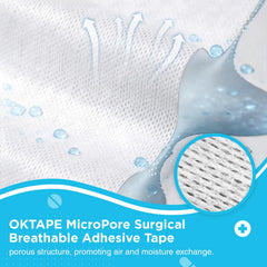 OK TAPE corte con tijeras demostrando borde limpio y mayor higiene