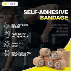 OK TAPE en botiquín estilo vida para primeros auxilios y deporte