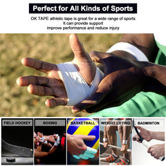 OK TAPE uso en entrenamiento de gimnasio, durabilidad y sudor