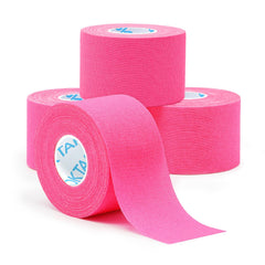 OK TAPE empaque frontal rosa mostrando 4 rollos y beneficios duraderos