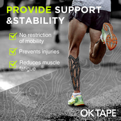 OK TAPE en planta del pie para fascia, alivio y movilidad
