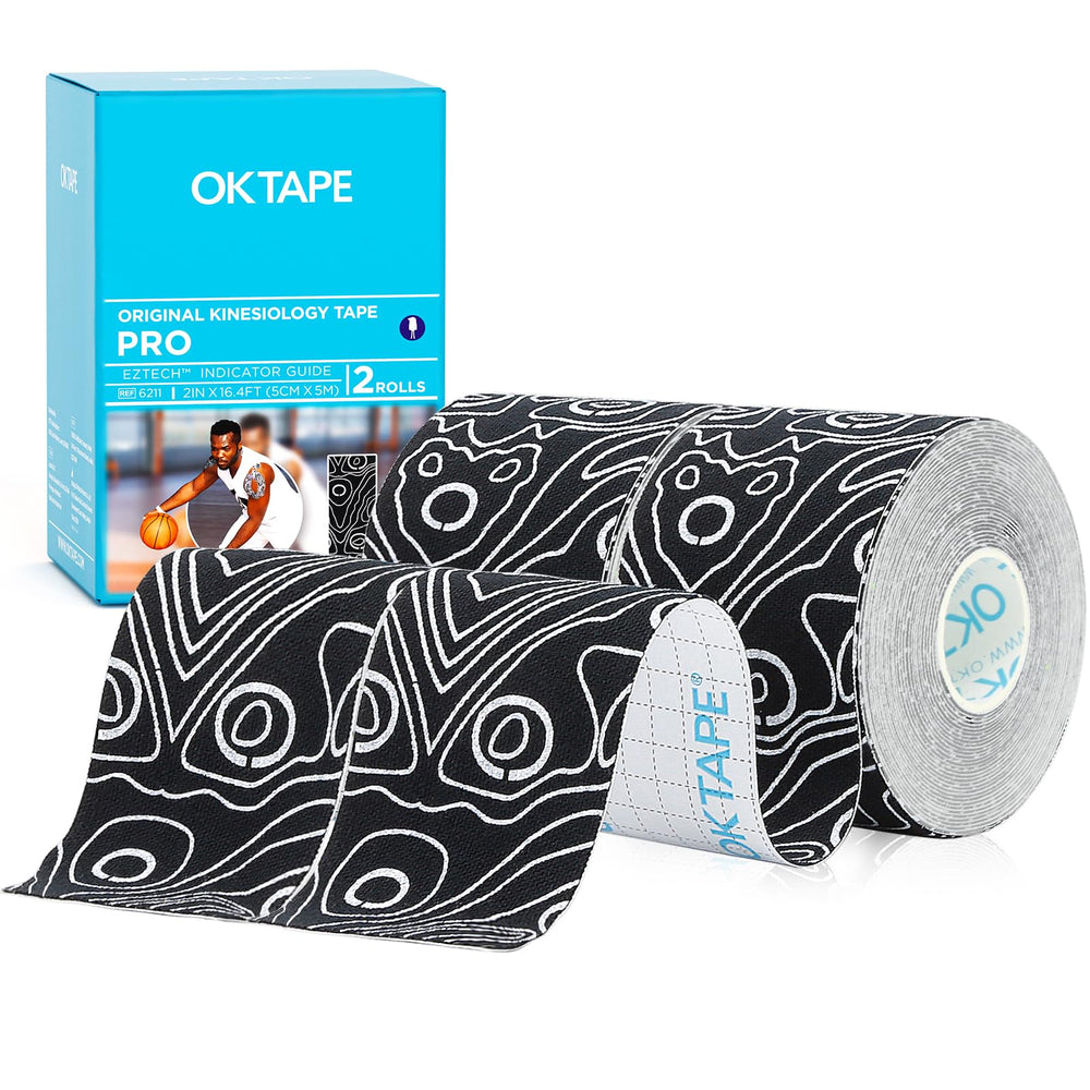 OK TAPE pro empaque frontal mostrando rollos y beneficios