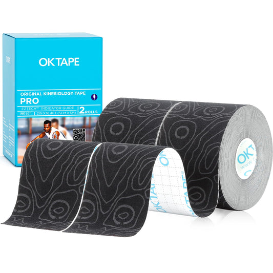 OK TAPE Pro empaque frontal mostrando beneficios y formato profesional