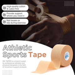 OK TAPE demostración de rasgado a mano para aplicación rápida sin tijeras