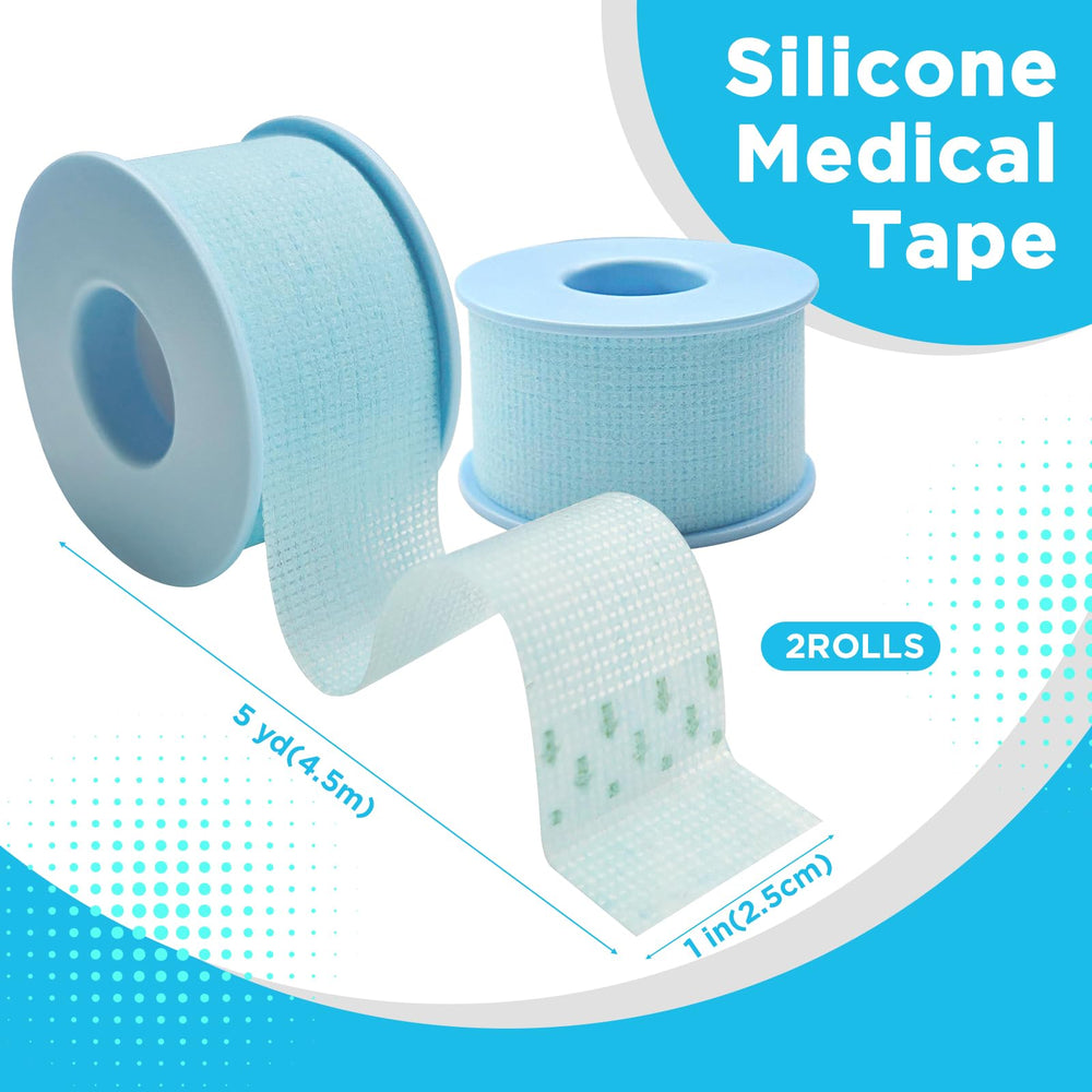 OK TAPE primer plano de la textura de silicona que protege piel