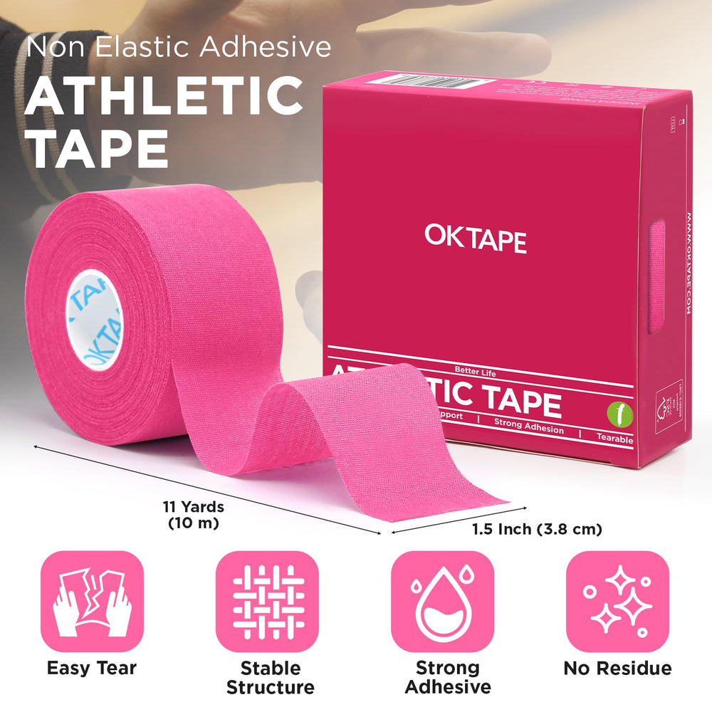 OK TAPE textura de rollo de algodón mostrando tejido transpirable y confort