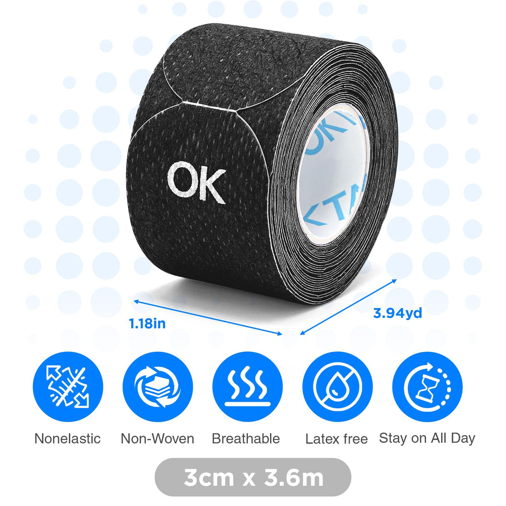 OK TAPE venda usada por corredor ofreciendo protección en entrenamiento