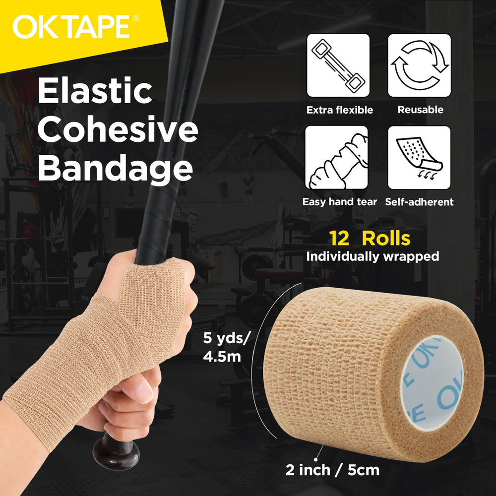 OK TAPE textura de tejido elástico que aporta confort y transpirabilidad