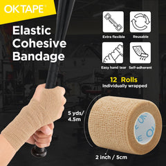 OK TAPE textura de tejido elástico que aporta confort y transpirabilidad