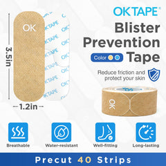 OK TAPE textura microperforada que permite transpiración y confort
